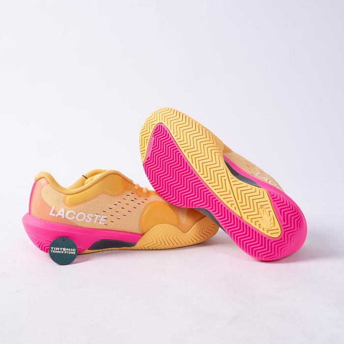 Sepatu Tenis Lacoste AG LT Evo Pink Tennis Shoes