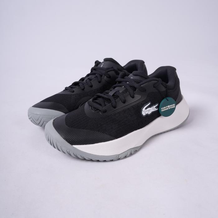 Sepatu Tenis Lacoste Tennis Base Black White Tennis Shoes