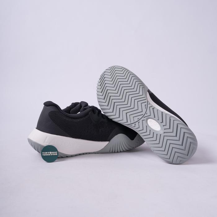 Sepatu Tenis Lacoste Tennis Base Black White Tennis Shoes