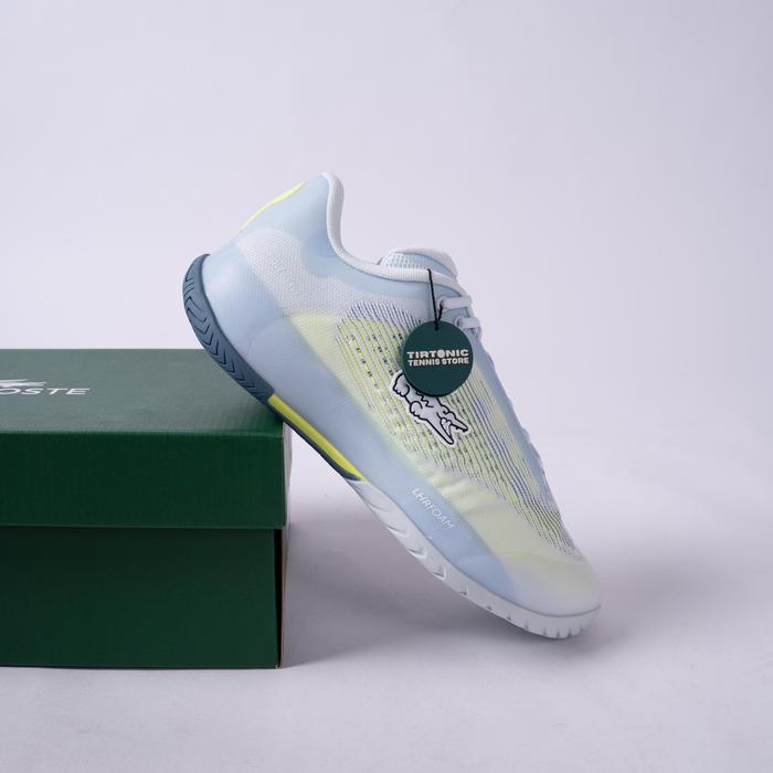 Sepatu Tenis Lacoste AG-LT Pro Blue Yellow Tennis Shoes