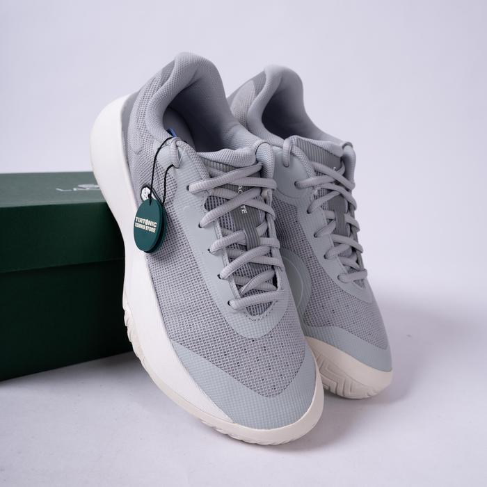 Sepatu Tenis Lacoste Tennis Base Light Grey Tennis Shoes
