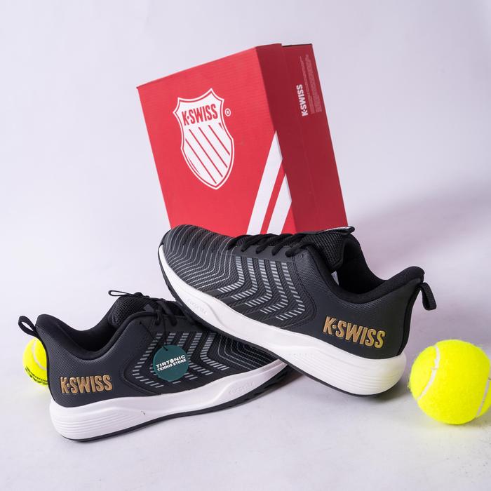 Sepatu Tenis K-Swiss Ultrashot Light Black Tennis Shoes