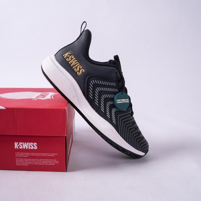 Sepatu Tenis K-Swiss Ultrashot Light Black Tennis Shoes