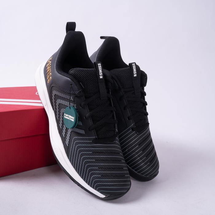 Sepatu Tenis K-Swiss Ultrashot Light Black Tennis Shoes