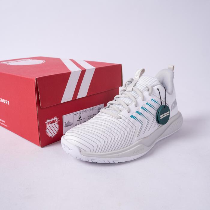 Sepatu Tenis K-Swiss Ultrashot Light White Tennis Shoes