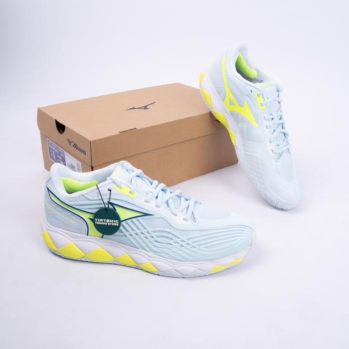Sepatu Tenis Mizuno Wave Enforce Tour 2 AC Light Blue