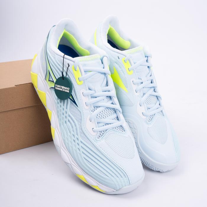 Sepatu Tenis Mizuno Wave Enforce Tour 2 AC Light Blue