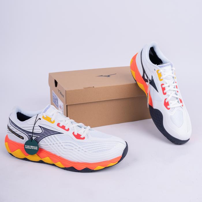 Sepatu Tenis Mizuno Wave Enforce Tour 2 AC Fiery Coral Men