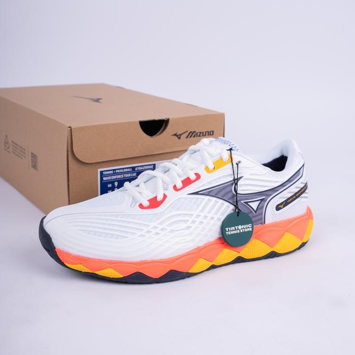 Sepatu Tenis Mizuno Wave Enforce Tour 2 AC Fiery Coral Men