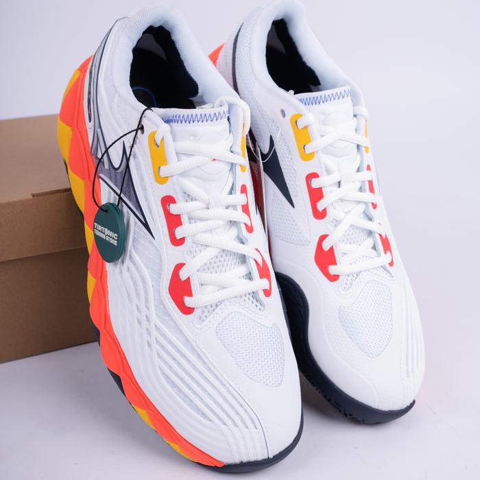 Sepatu Tenis Mizuno Wave Enforce Tour 2 AC Fiery Coral Men