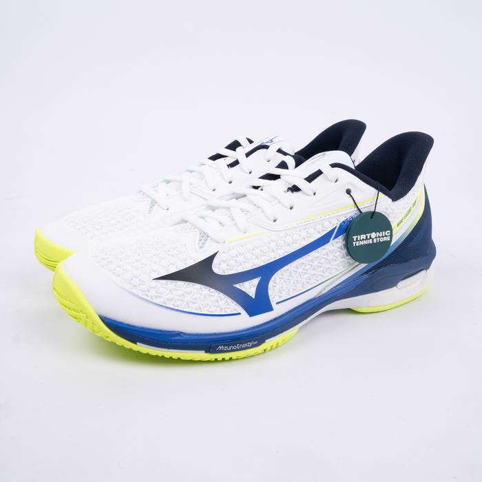 Sepatu Tenis Mizuno Wave Exceed Tour 7 AC White Blue