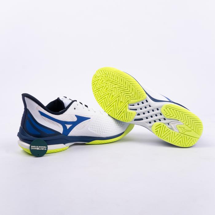 Sepatu Tenis Mizuno Wave Exceed Tour 7 AC White Blue