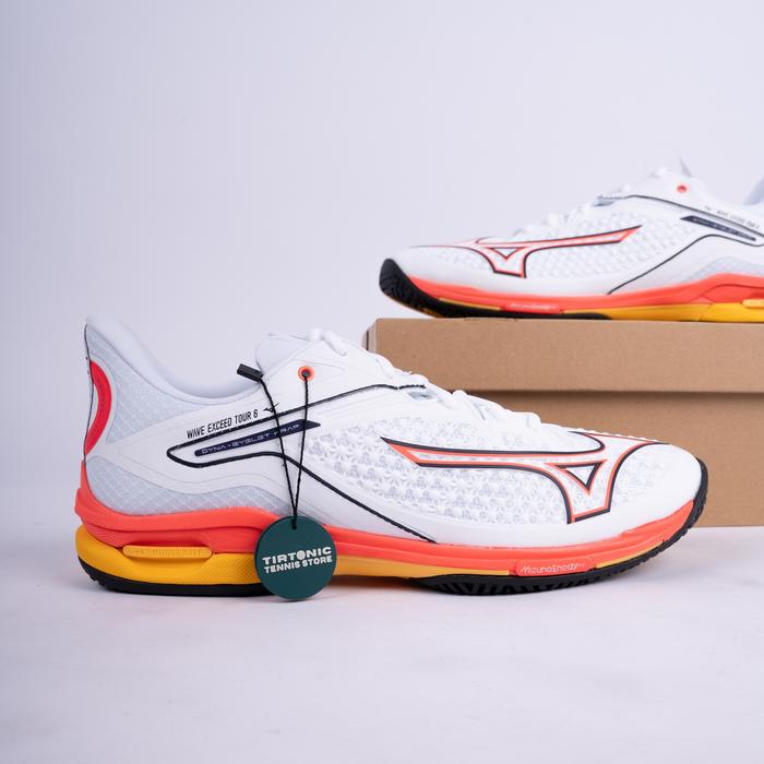 Sepatu Tenis Mizuno Wave Exceed Tour 6 AC Calypso Coral Men