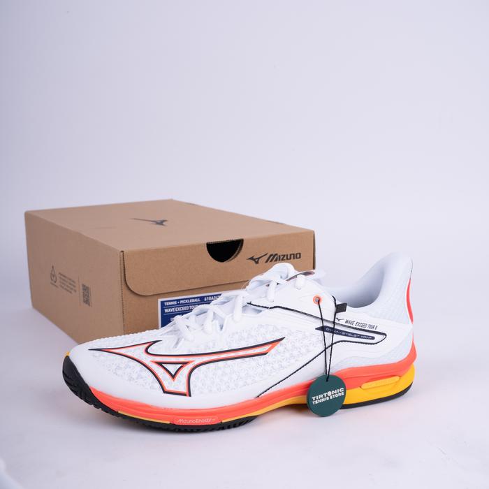 Sepatu Tenis Mizuno Wave Exceed Tour 6 AC Calypso Coral Men