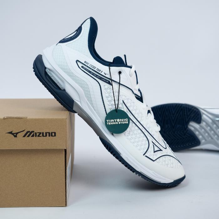 Sepatu Tenis Mizuno Wave Exceed Tour 6 AC White
