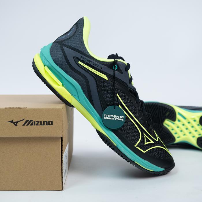 Sepatu Tenis Mizuno Wave Exceed Tour 6 AC Black