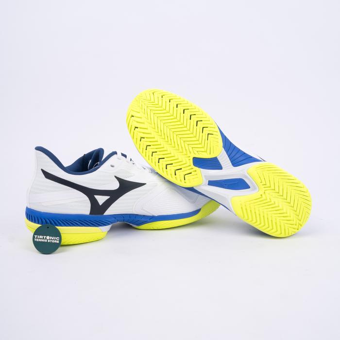 Sepatu Tenis Mizuno Wave Exceed Court AC White Blue