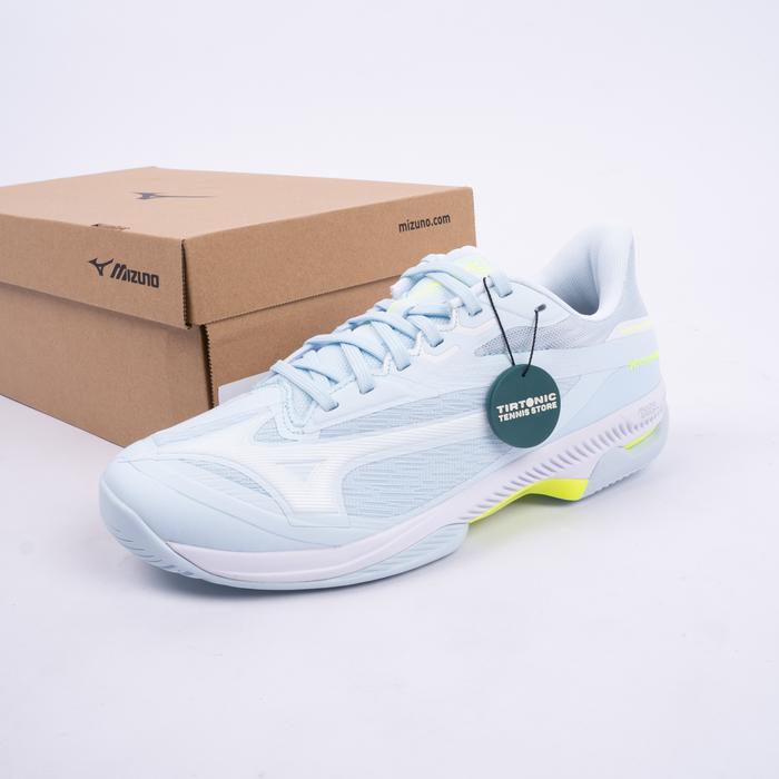 Sepatu Tenis Mizuno Wave Exceed Court AC Light Blue
