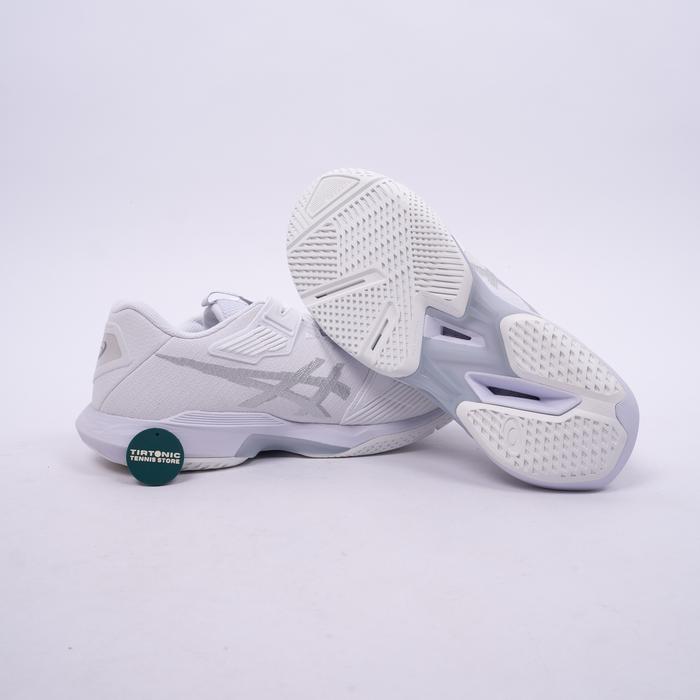 Sepatu Tenis Asics Solution Speed FF 4 Court Tennis Silver