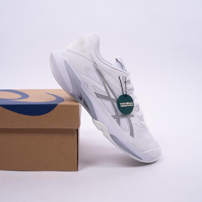 Sepatu Tenis Asics Solution Speed FF 4 Court Tennis Silver