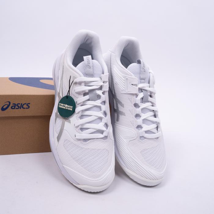 Sepatu Tenis Asics Solution Speed FF 4 Court Tennis Silver