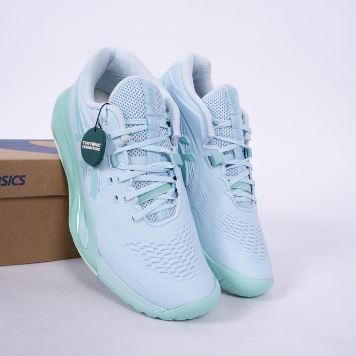 Sepatu Tenis Asics Gel Resolution X Court Oasis Tennis Shoes