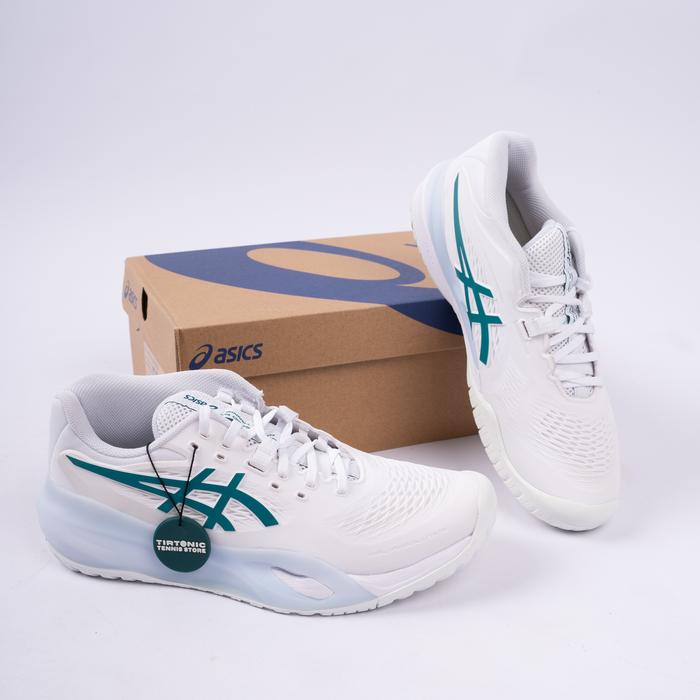 Sepatu Tenis Asics Gel Resolution X Court Tennis Shoes Green