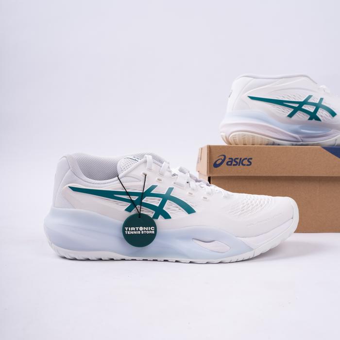 Sepatu Tenis Asics Gel Resolution X Court Tennis Shoes Green