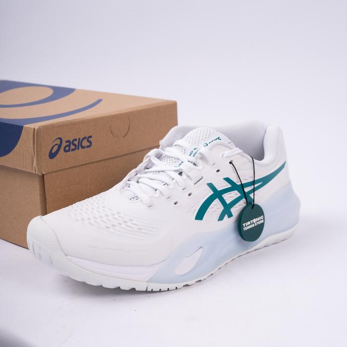Sepatu Tenis Asics Gel Resolution X Court Tennis Shoes Green