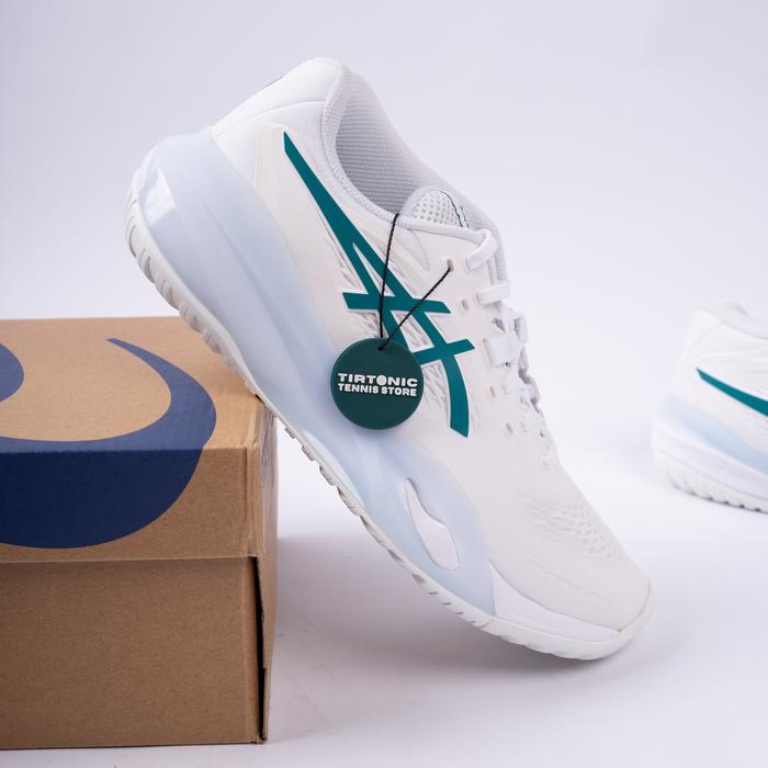 Sepatu Tenis Asics Gel Resolution X Court Tennis Shoes Green