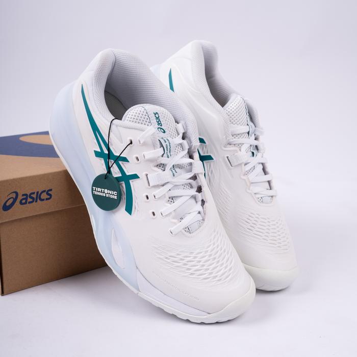 Sepatu Tenis Asics Gel Resolution X Court Tennis Shoes Green