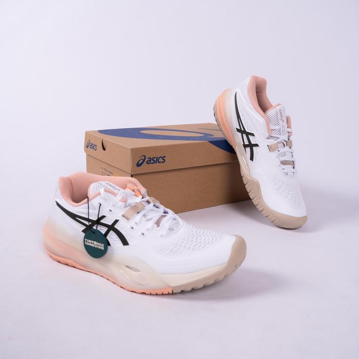 Sepatu Tenis Asics Gel Resolution X Beige Tennis