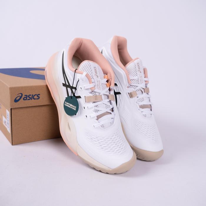 Sepatu Tenis Asics Gel Resolution X Beige Tennis
