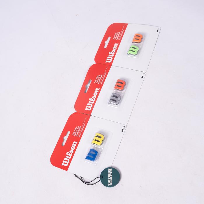 Peredam Raket Tenis Wilson Logo W Pro Feel Damper Tennis Racket