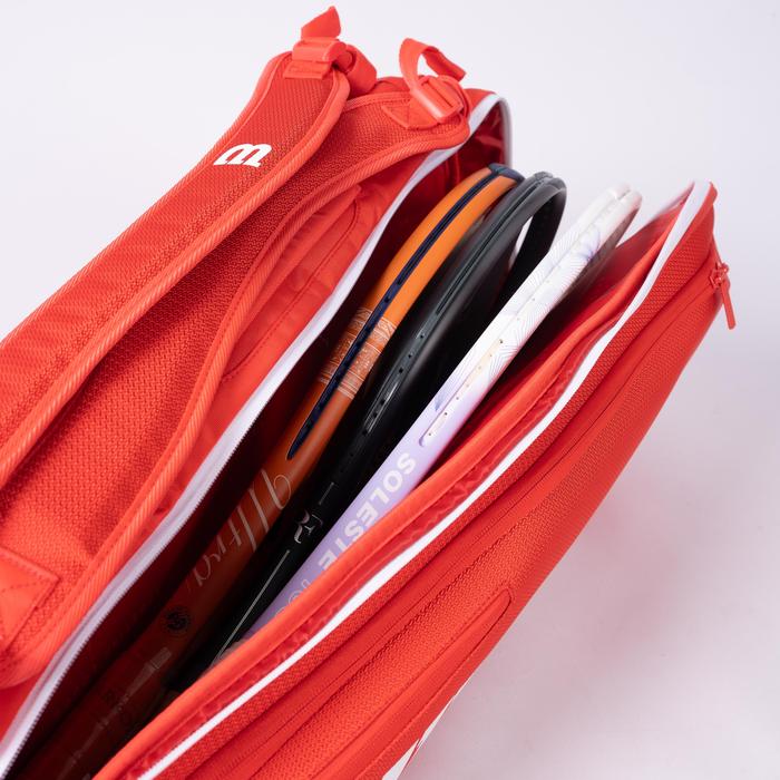 Tas Tenis Wilson Red Super Tour 6R Tennis Bag