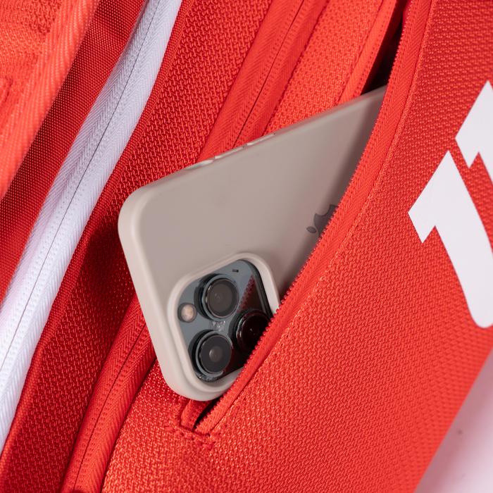 Tas Tenis Wilson Red Super Tour 6R Tennis Bag
