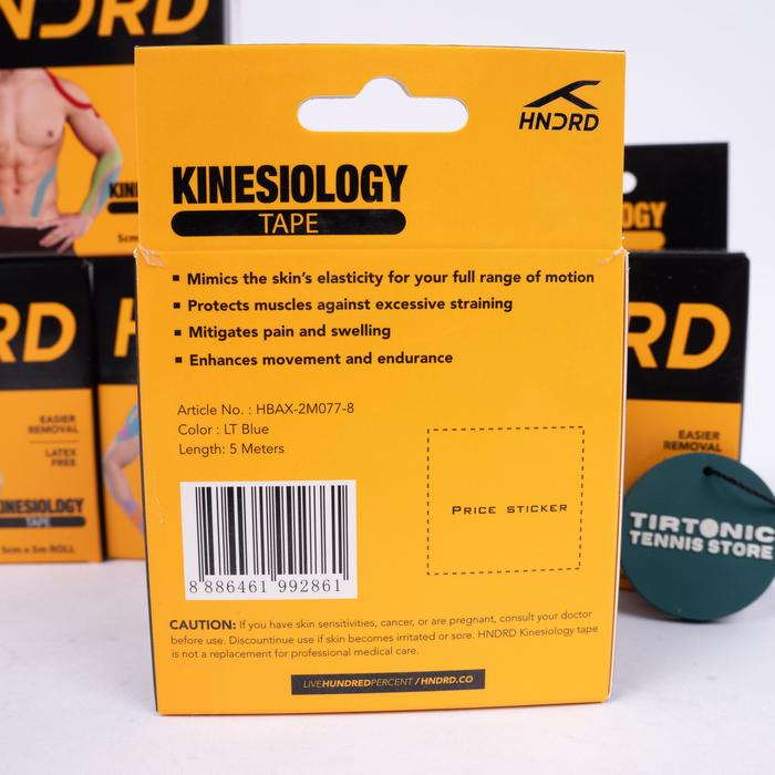 Kinesiology Tennis Tape HNDRD Hundred Kinesio Tenis