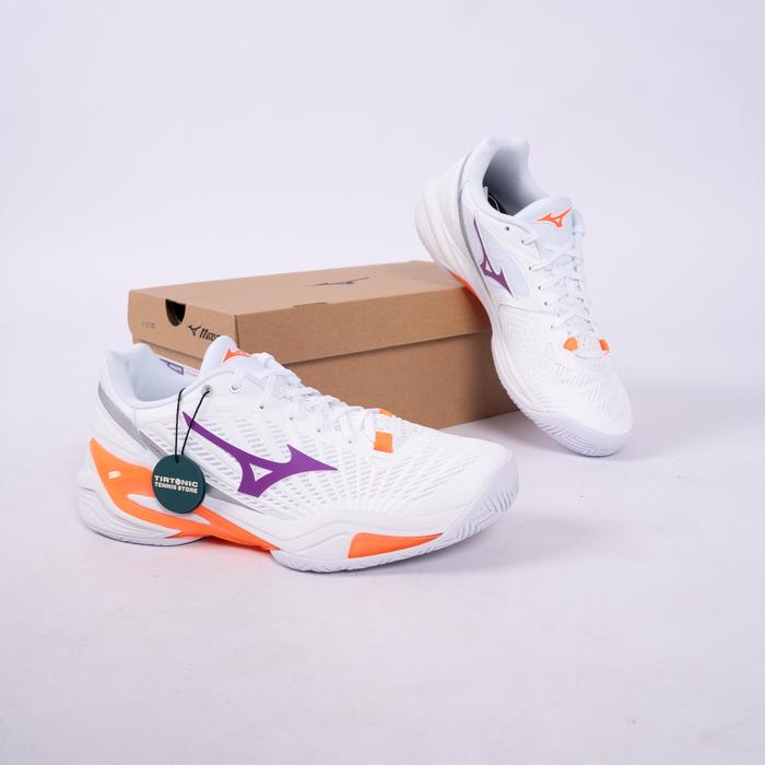 Sepatu Tenis Mizuno Neo Ace AC White