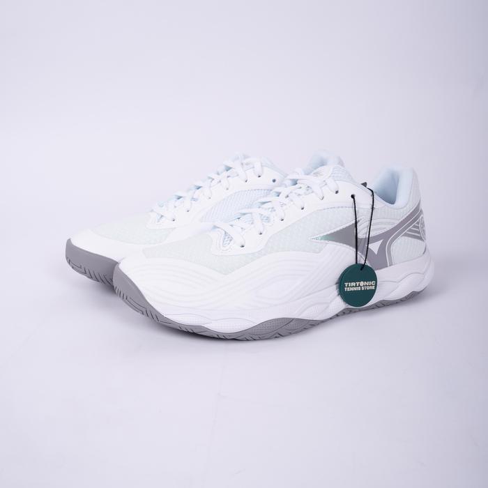 Sepatu Tenis Mizuno Wave Enforce Court Harbor Gray