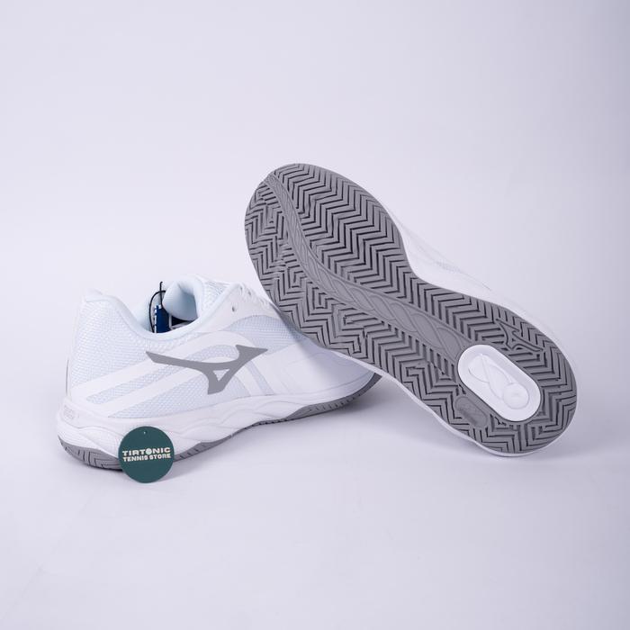 Sepatu Tenis Mizuno Wave Enforce Court Harbor Gray