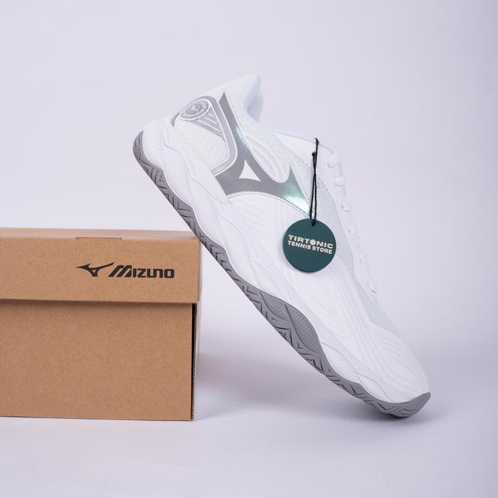 Sepatu Tenis Mizuno Wave Enforce Court Harbor Gray