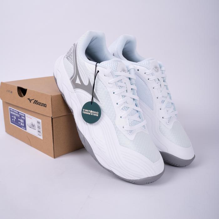 Sepatu Tenis Mizuno Wave Enforce Court Harbor Gray